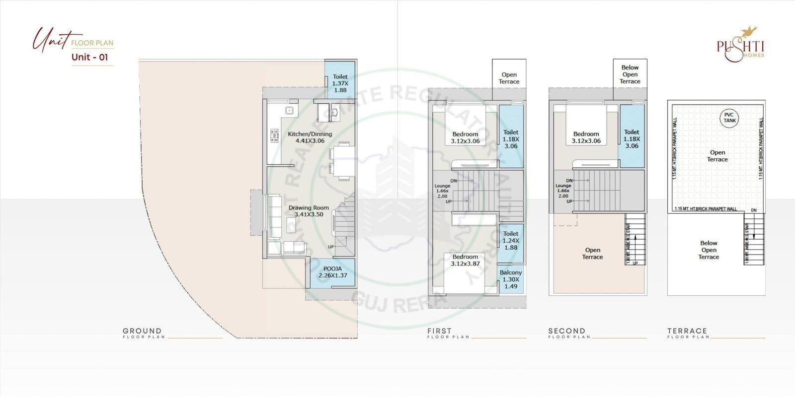 PUSHTI HOMES Floor Plan