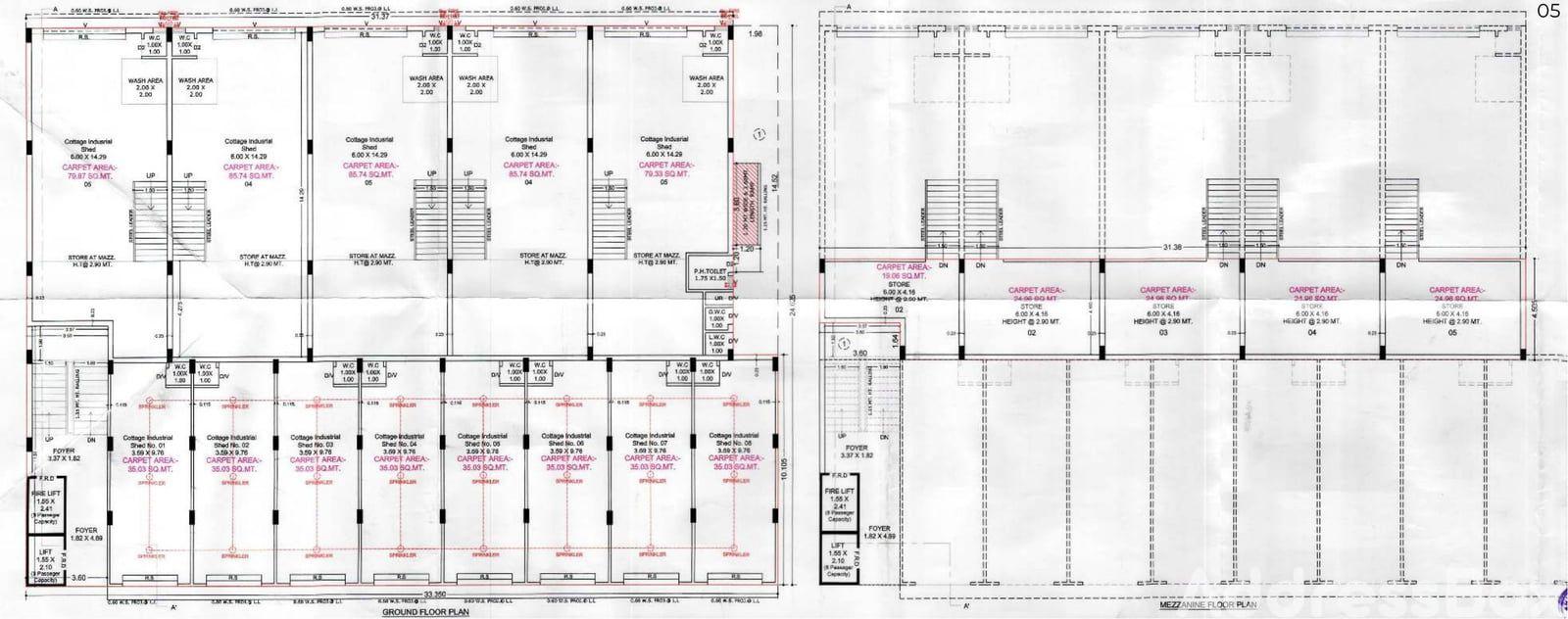 MAHAVEER COTTAGE INDUSTRIAL PARK-3 Floor Plan