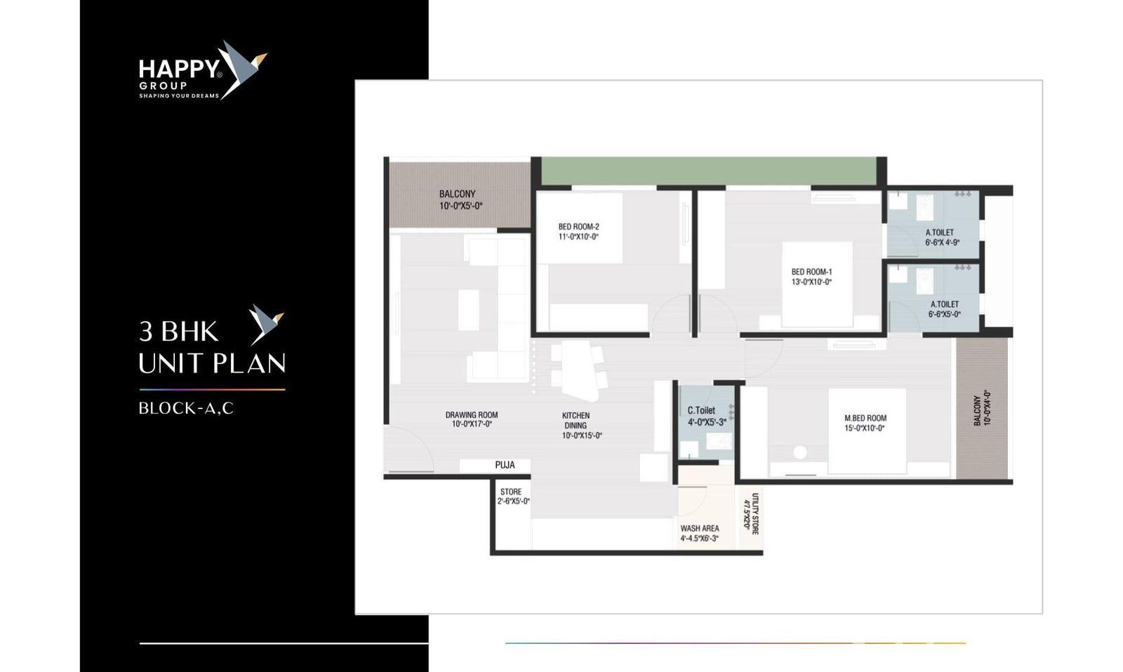 Happy Courtyard Floor Plan