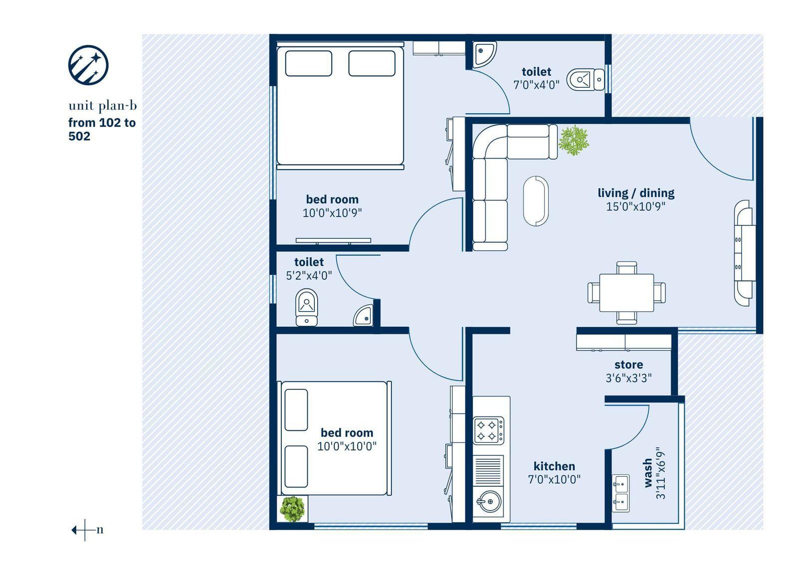 Nakshatra Residency 2 photo