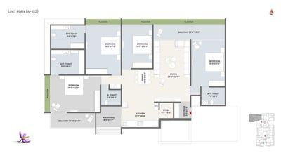 ABHILASHA SHLOK Floor Plan