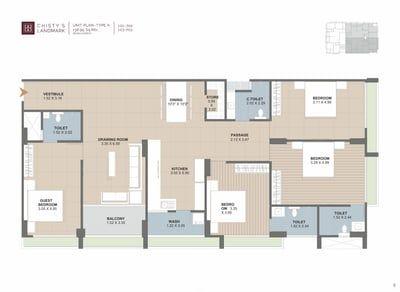 CHISTY'S LANDMARK Floor Plan