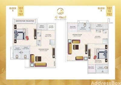 Al Hamd Residency Floor Plan