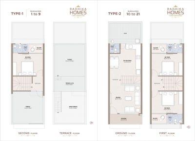 RADHIKA HOMES Floor Plan