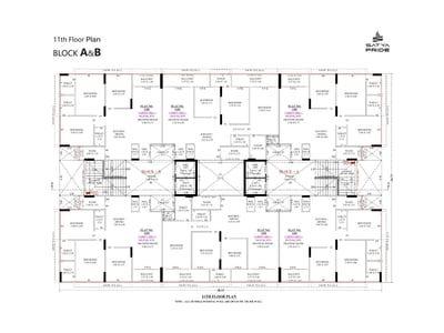 SATYA PRIDE Floor Plan