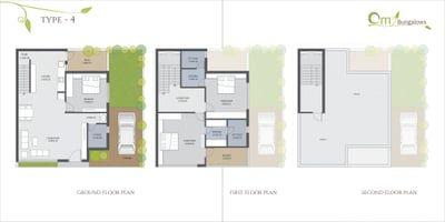 OM BUNGALOWS Floor Plan