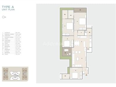Turquoise Grandeure Floor Plan