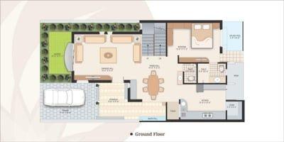 DIVYAPUNJ BUNGALOWS Floor Plan