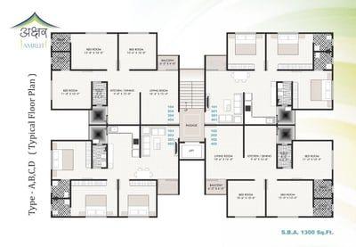 Akshar Amrut Floor Plan