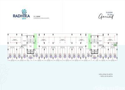 RADHIKA SKY - Commercial Floor Plan