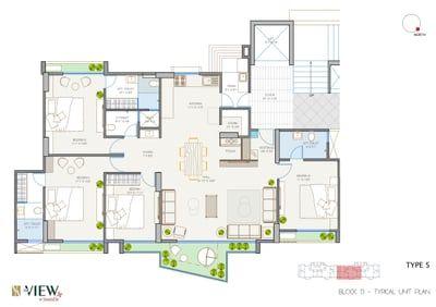 THE VIEW Floor Plan