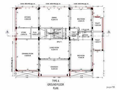 SHREE VRUNDAVAN VILLA 8 Floor Plan