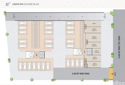 Omkar Residency - Commercial Floor Plan