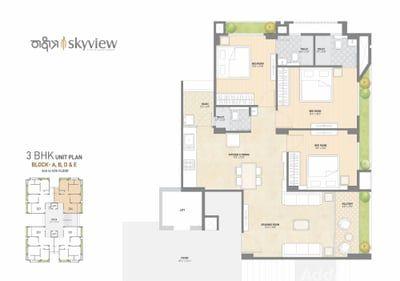 NAKSHTRA SKYVIEW Floor Plan