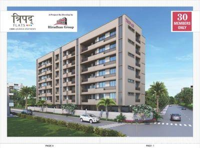 Residential Projects by Hiradhan Builders | TRIPAD FLAT