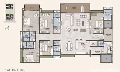 Praangan Elitus Floor Plan