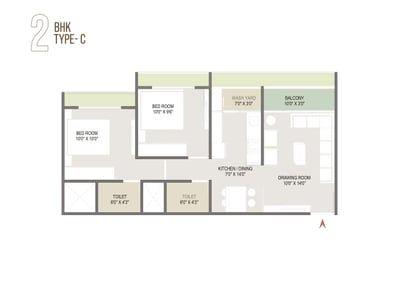 PAARIJAT AAMRA Floor Plan