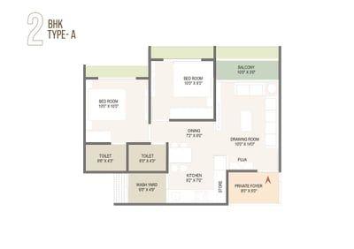 PAARIJAT AAMRA Floor Plan