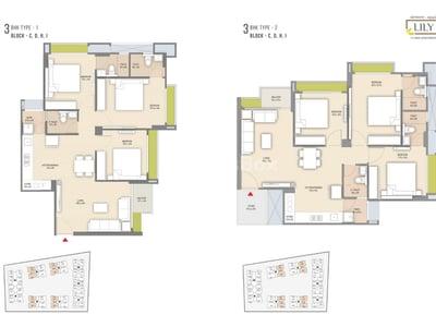 VANDEMATARAM MAHADEV LILY Floor Plan