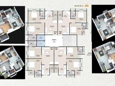 HAMMASH RESIDENCY BLOCK A & C Floor Plan