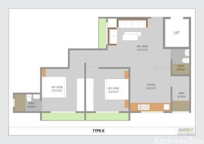 PUSHPAK RESIDENCY-2 Floor Plan