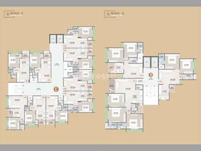 Ganesh Heights - 2 Floor Plan