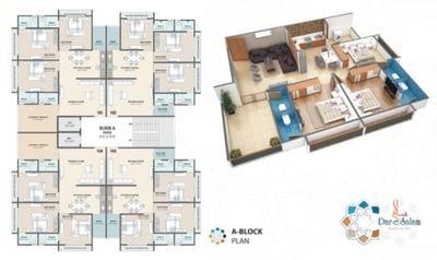DAR-E-SALAM RESIDENCY Floor Plan