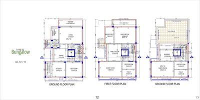 SANIDHYA VILLAS Floor Plan