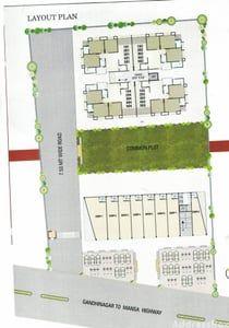 NAVKAR COMMERCIAL COMPLEX AND FLATS - Commercial Cluster Plan