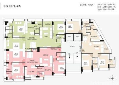 KRAFT ANANTA APARTMENT Floor Plan