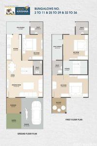 SADGURU KRISHNA BUNGLOWS Floor Plan
