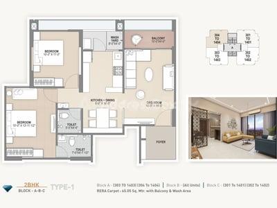HARIOM SAPPHIRE Floor Plan