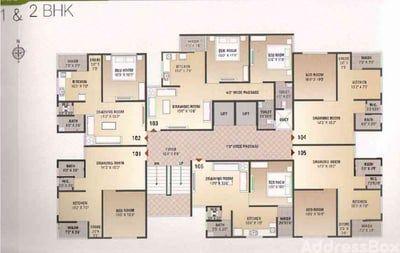 HARIOM ELEGANCE Floor Plan