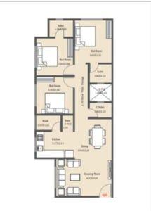 BHAGYALAXMI APARTMENT Floor Plan