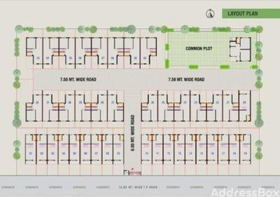 PAVITRA BUNGLOWS Cluster Plan