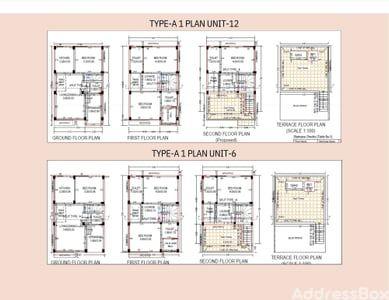 SARATHI BUNGALOWS Floor Plan