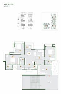 3 BHK Flats / Apartments for Sale in Ajol Gandhinagar | Ayunam Greens