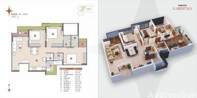 SWASTIK GARDENIA Floor Plan