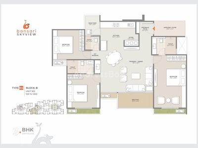 BANSARI SKYVIEW Floor Plan