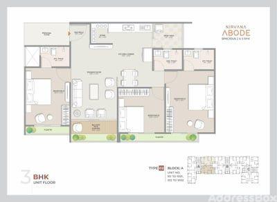 Nirvana Abode Floor Plan