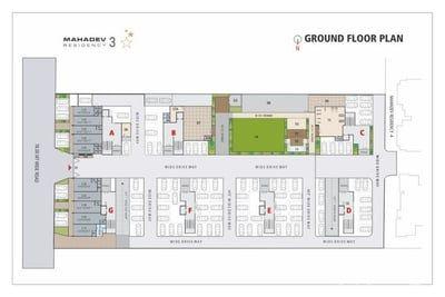 MAHADEV RESIDENCY 3 - Commercial Floor Plan