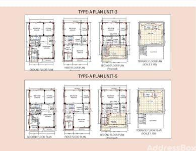 SARATHI BUNGALOWS Floor Plan