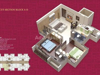 MAITRI LAKE VIEW Floor Plan