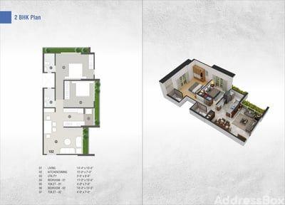 NILKANTH HEIGHTS Floor Plan