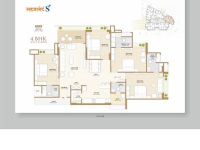 Sahajanand S Plus Floor Plan