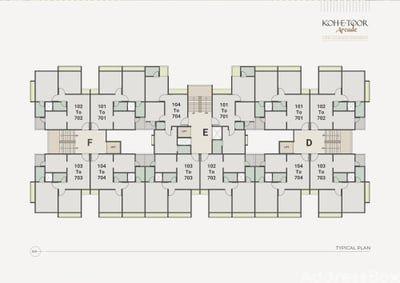 KOH-E-TOOR ARCADE D+E+F Floor Plan