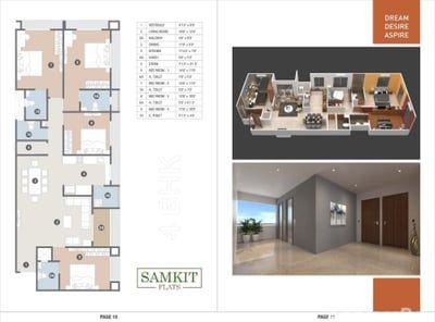 Samkit Flats Floor Plan