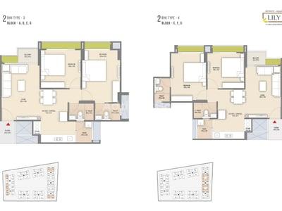 VANDEMATARAM MAHADEV LILY Floor Plan