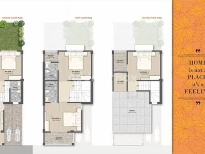Maple Bunglows 2 Floor Plan