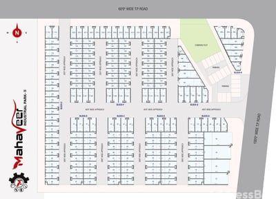 MAHAVEER INDUSTRIAL PARK 2 Cluster Plan